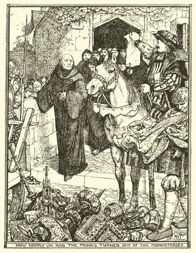 Hvordan Henrik VIII fik munkene vendt ud af klostrene af Henry Justice Ford