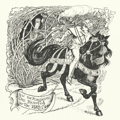 Hvordan tryllekunstneren blev forpurret af penslen (gravering) af Henry Justice Ford