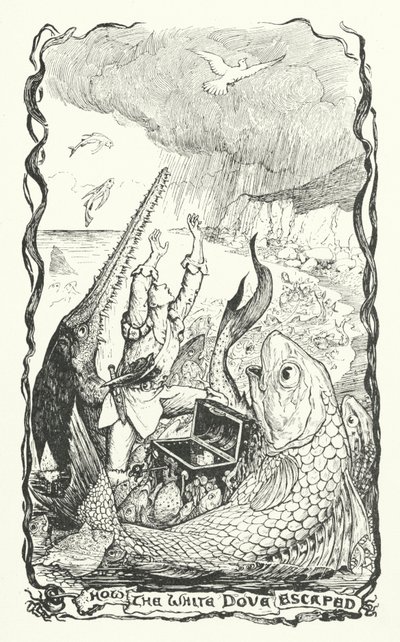 Hvordan den hvide due undslap (gravering) af Henry Justice Ford