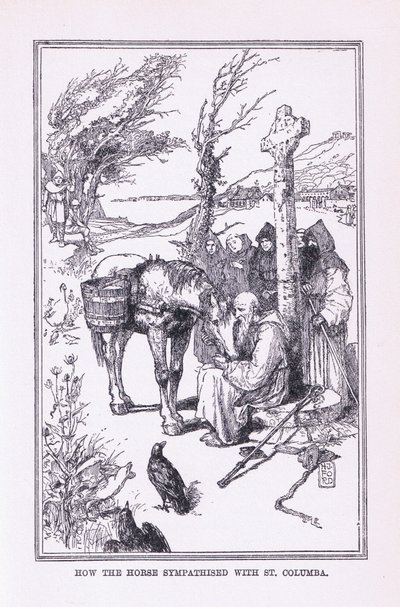 Hvordan hesten sympatiserede med Sankt Columba, 1912 af Henry Justice Ford