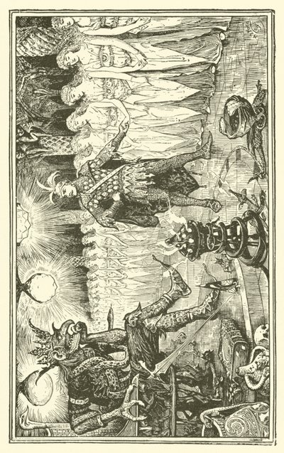 Kong Kojata (gravering) af Henry Justice Ford