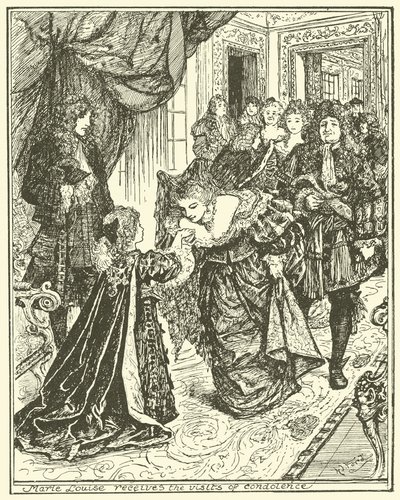 Marie Louise modtager kondolencebesøg af Henry Justice Ford