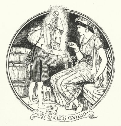 Min onkel kommer (gravering) af Henry Justice Ford