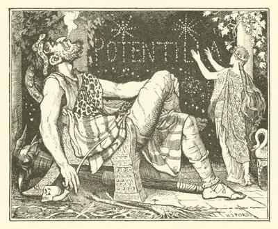 Prins Narcissus og prinsessen Potentilla (gravering) af Henry Justice Ford