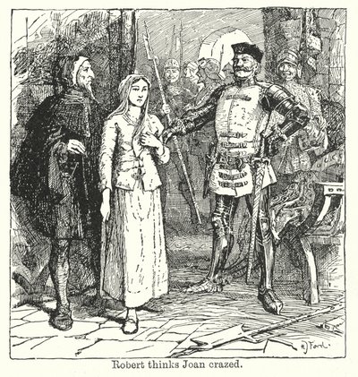 Robert tror, at Joan er skør (litografi) af Henry Justice Ford