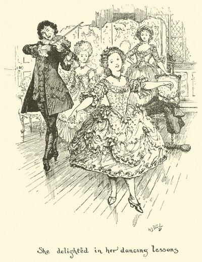 Hun glædede sig over sine dansetimer af Henry Justice Ford