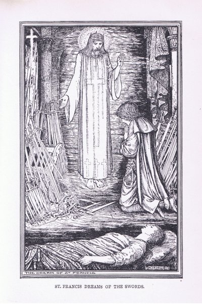 Frans drømmer om sværdene, 1912 af Henry Justice Ford