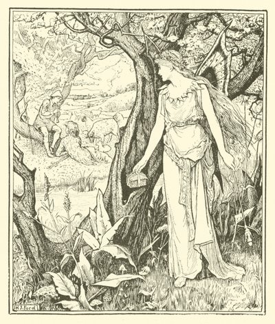 Sylvain og Jocosa (gravering) af Henry Justice Ford
