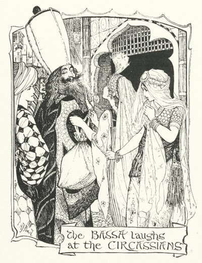 The Bassa Laughs at the Circassians (gravering) af Henry Justice Ford