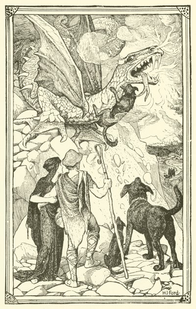 De tre hunde (gravering) af Henry Justice Ford