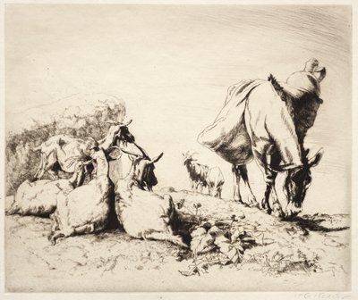 En vejkant i Spanien af Henry Keller