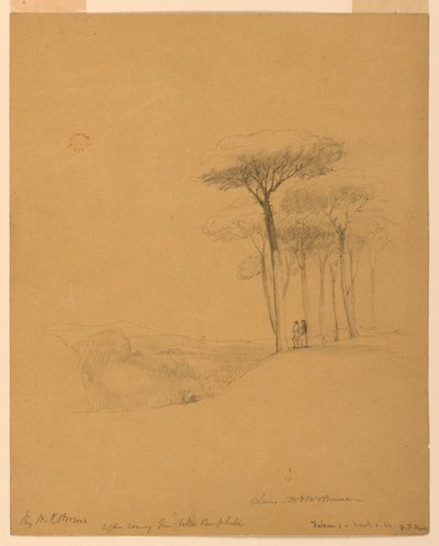 Efter at være kommet fra Villa Pamphili af Henry Kirke Brown