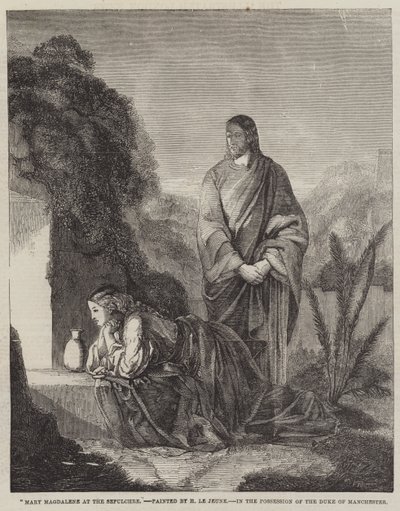 Maria Magdalene ved graven af Henry Le Jeune