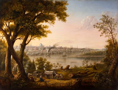 Saint Louis i 1846 af Henry Lewis