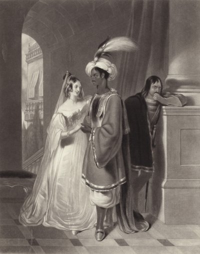 Othello og Desdemona af Henry Liverseege