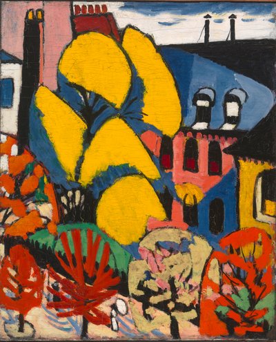 Træer, ca. 1912-14 (olie på lærred) af Henry Lyman Saÿen