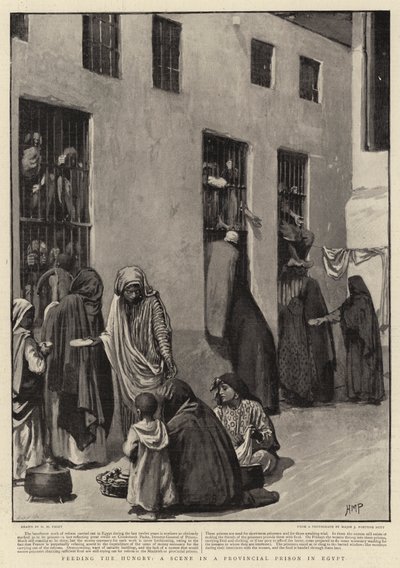 Feeding the Hungry, en scene i et provinsfængsel i Egypten af Henry Marriott Paget