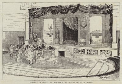 Helena i Troas, ved Henglers Cirkus, Oenones Død af Henry Marriott Paget