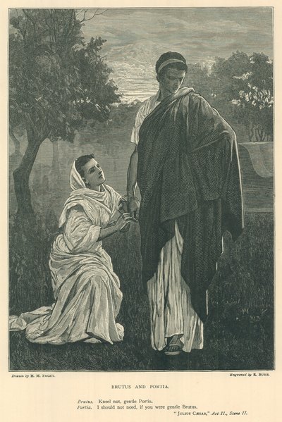 Illustration til Julius Caesar af Henry Marriott Paget
