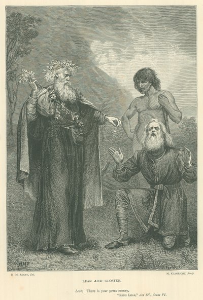 Illustration til Kong Lear af Henry Marriott Paget