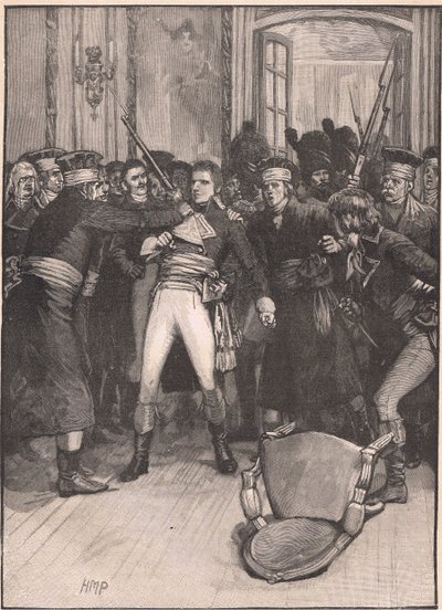 Napoleons statskup: scene i de gamles sal 1799 e.Kr af Henry Marriott Paget