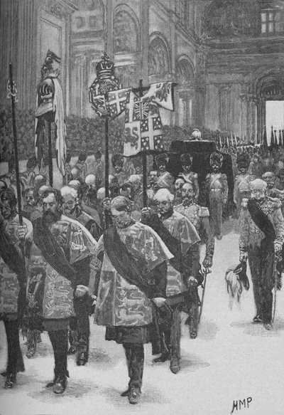 Begravelsen af Wellington, c1890 af Henry Marriott Paget