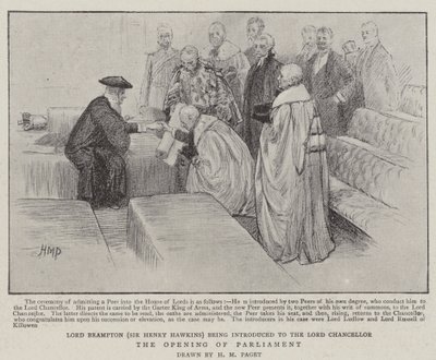 Parlamentets åbning af Henry Marriott Paget