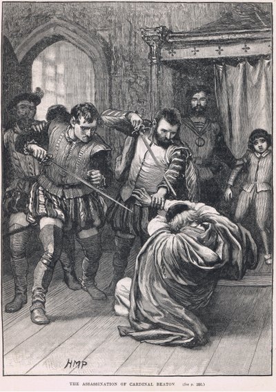 Mordet på kardinal Beaton 1546 af Henry Marriott Paget