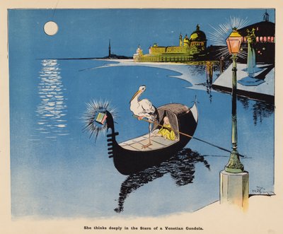 Illustration til The Adventures of a Japanese Doll (farvelitografi) af Henry Mayer