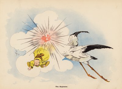 Illustration til The Adventures of a Japanese Doll (farvelitografi) af Henry Mayer