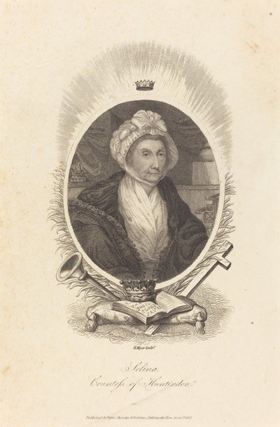 Selina, grevinde af Huntingdon af Henry Meyer after John Hoppner