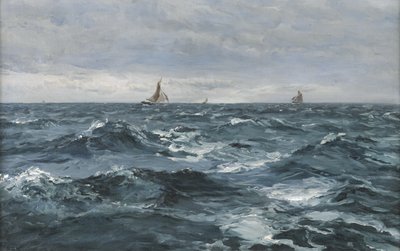 Sejle på et oprørt hav af Henry Moore