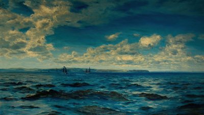 Sommerfritid Cornwall, 1883. af Henry Moore