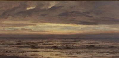 Stranden, Aften af Henry Moore