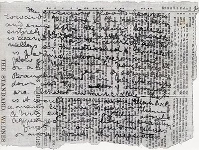 Fragment af Stanleys dagbog, illustration fra 