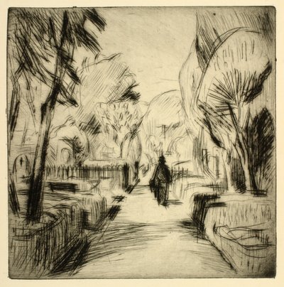 Kirkegård af Henry Nielsen