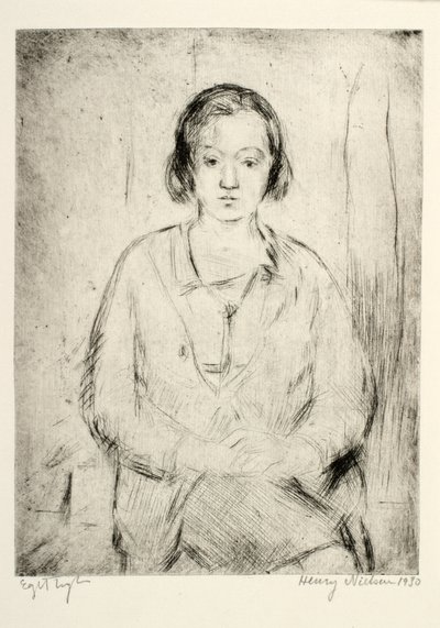Kunstnerens søster af Henry Nielsen