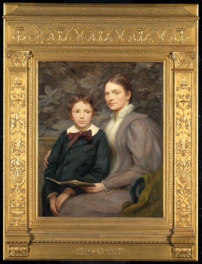 Mrs. William T. Evans og hendes søn, 1895. af Henry Oliver Walker