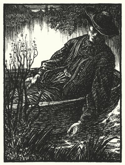 Matthew Arnold digt: The Scholar Gipsy (gravering) af Henry Ospovat