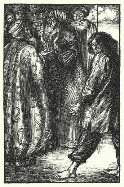 Matthew Arnold digt: Den syge konge i Bokhara (gravering) af Henry Ospovat