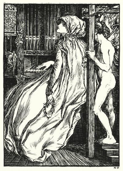 Shakespeares sonetter, sonet C (litho) af Henry Ospovat