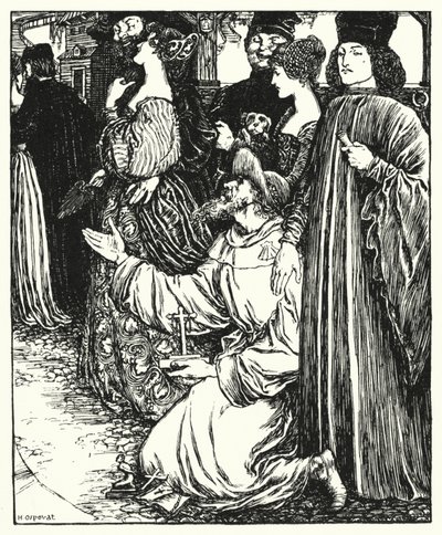 Shakespeares sonetter, Sonnet LXVI (litho) af Henry Ospovat