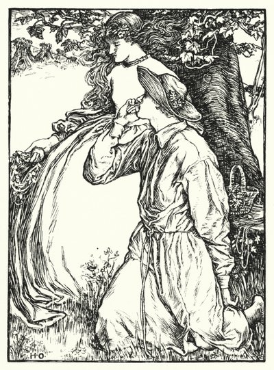 Shakespeares sonetter, Sonnet XCI (litho) af Henry Ospovat