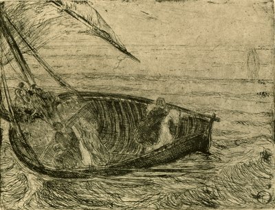 Kristus går på vandet af Henry Ossawa Tanner