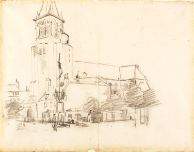 Kirke, St.-Germain-des-Prés, Frankrig af Henry Ossawa Tanner