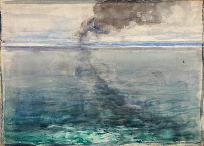 Crossing the Atlantic Return Home, 1894. af Henry Ossawa Tanner