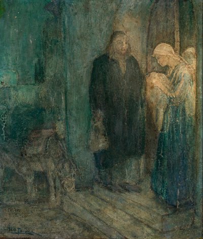 Afgang til Egypten på kroen. af Henry Ossawa Tanner