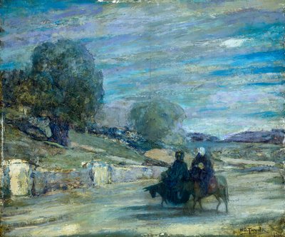 Flyvning til Egypten, 1921 af Henry Ossawa Tanner