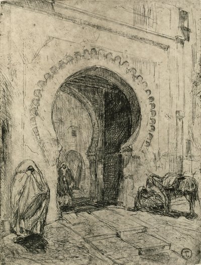Port i Tanger af Henry Ossawa Tanner