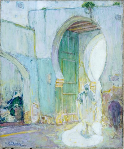 Gateway, Tangier, ca. 1912 (olie på lærred) af Henry Ossawa Tanner
